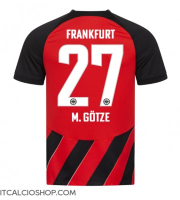 Eintracht Frankfurt Mario Gotze #27 Prima Maglia 2023-24 Manica Corta